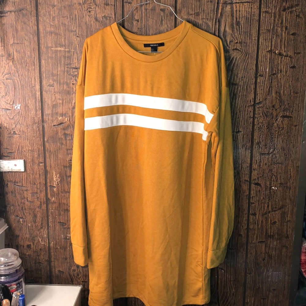 Mustard/Ceam Dress
